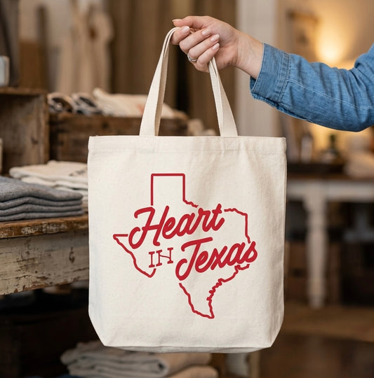 Heart In Texas Tote Bag - Wave 1 Pre-Order