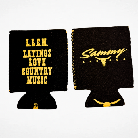 Latinos Love Country Music Koozie